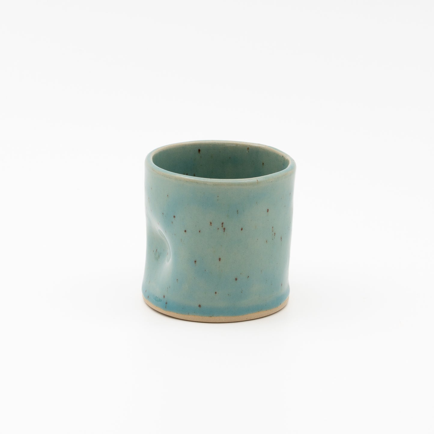 Everyday blue pressed mug
