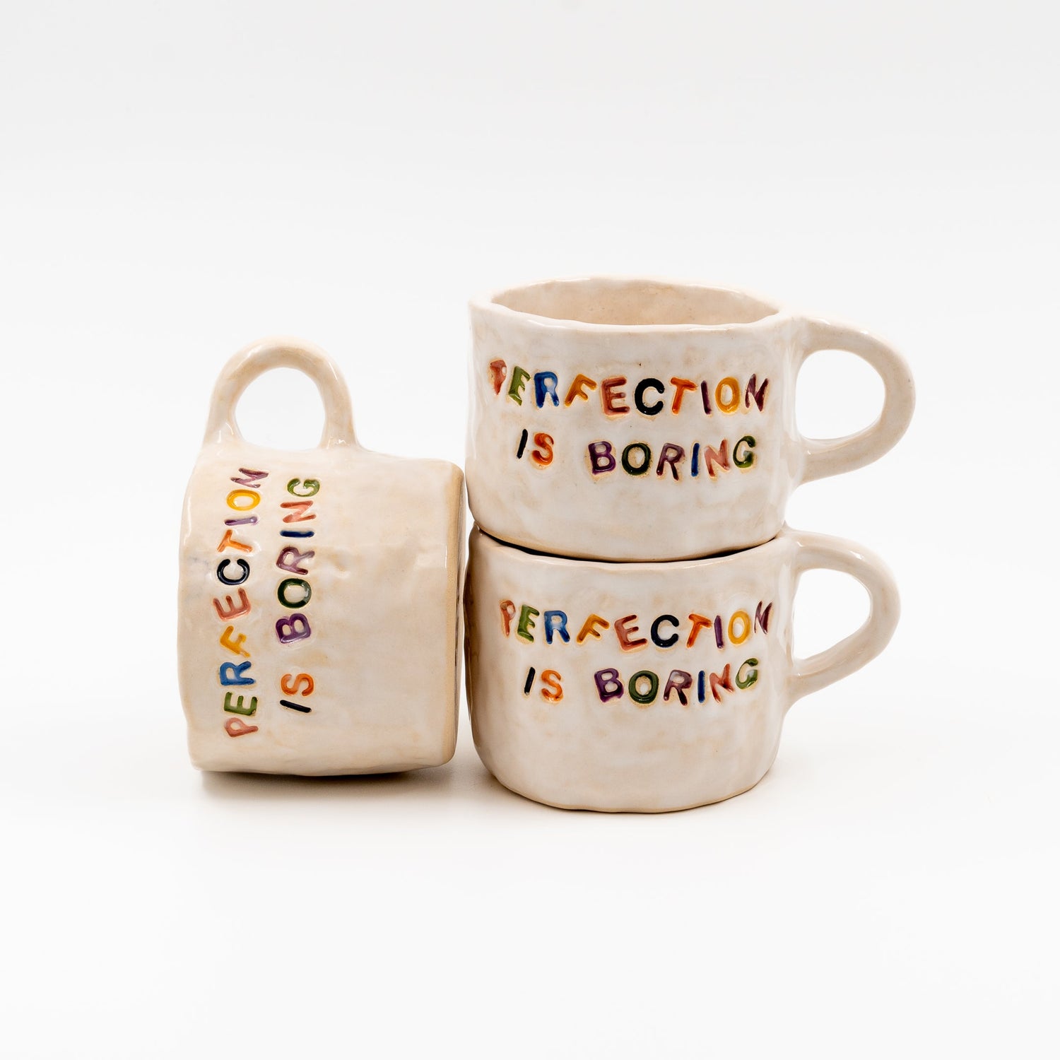 Pinched mugs