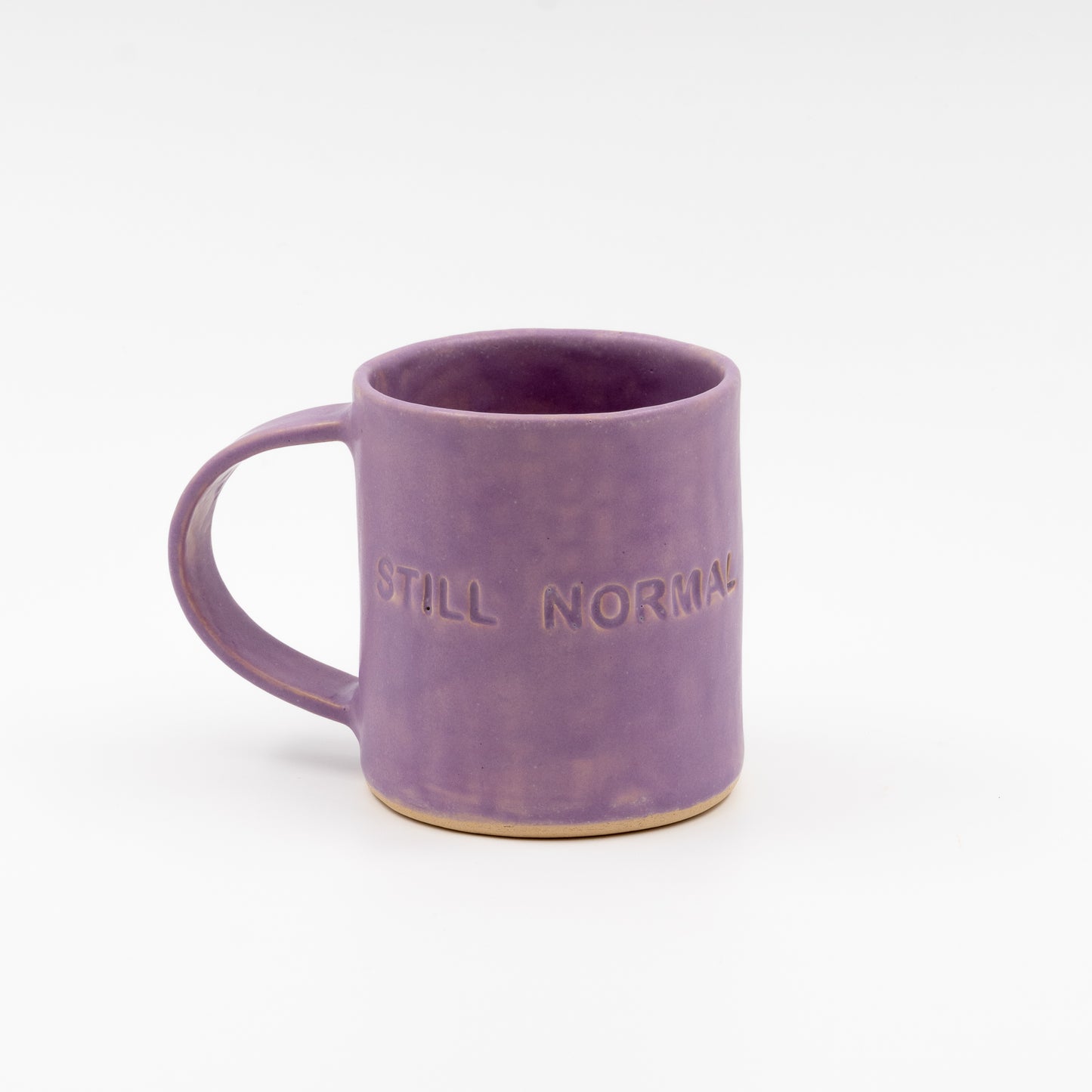 "Still normal size" purple mug